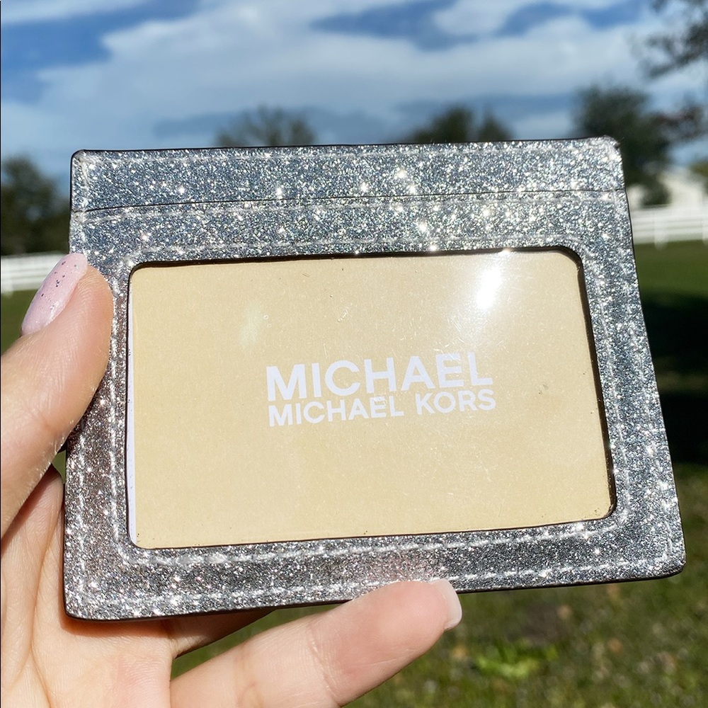Michael kors glitter card holder ‼️SALE‼️‼️ - Picture 7 of 8